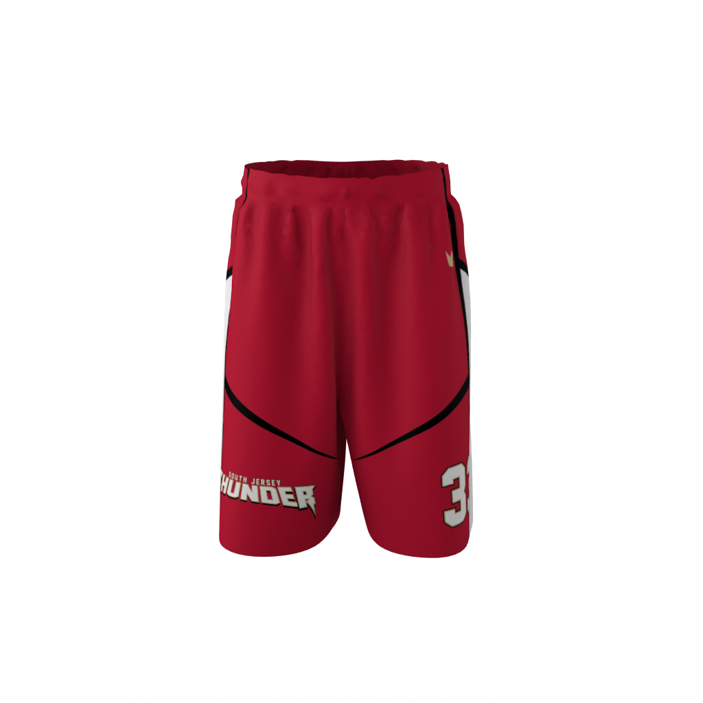 South Jersey Thunder Red Softball Shorts