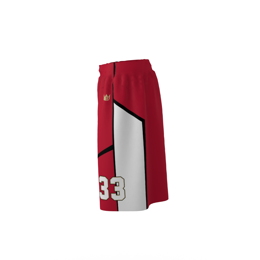 South Jersey Thunder Red Softball Shorts - Image 2