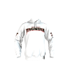 South Jersey Thunder White Hoodie