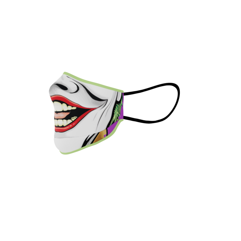 Sublimated Joker Face Mask Sublimation Kings