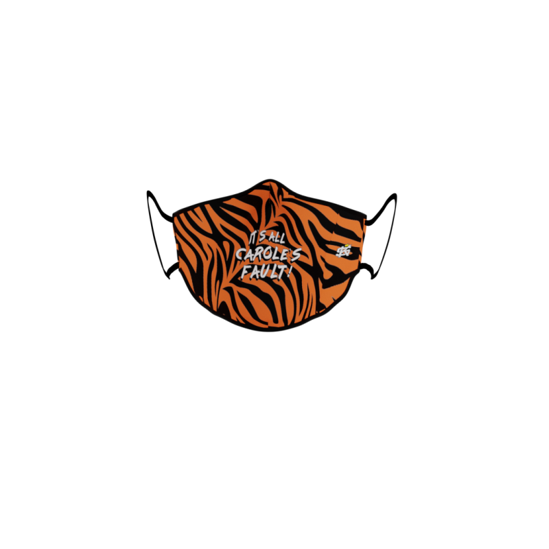 Sublimated Tiger King Face Mask Sublimation Kings