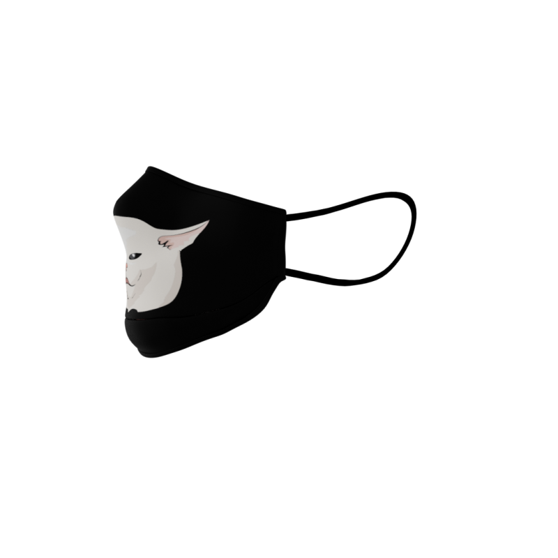 Sublimated Cat Meme Face Mask | Sublimation Kings