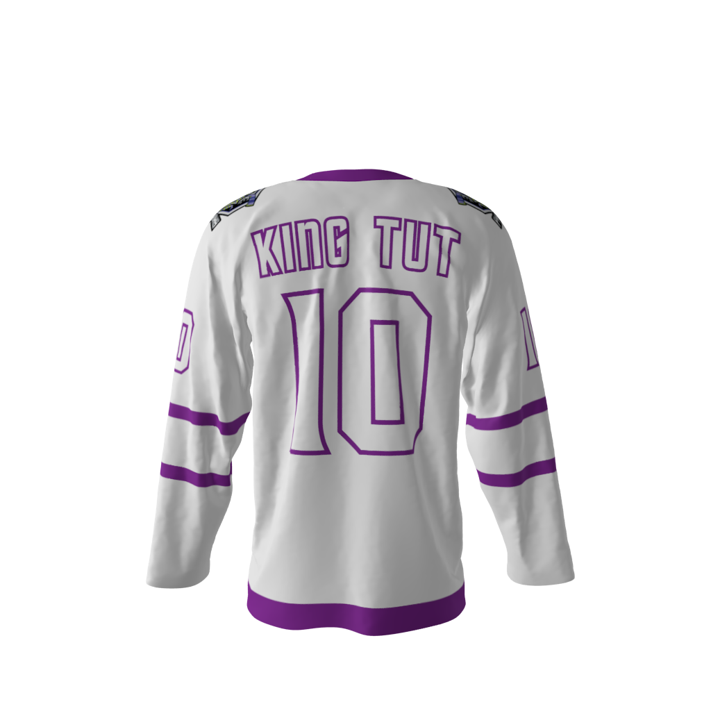 Pharaohs White Hockey Jersey - Image 3