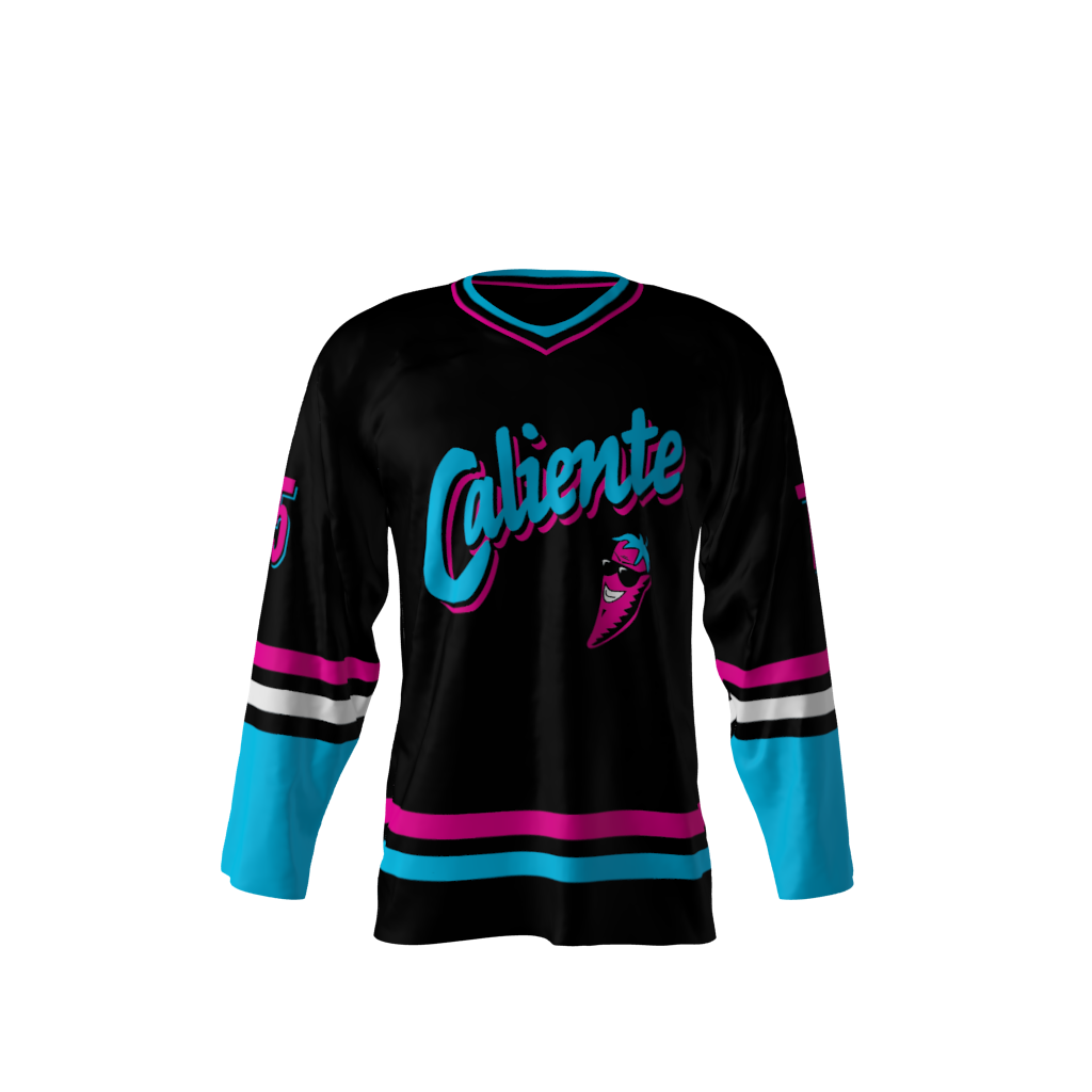 Customizable Send It Official Hockey Jersey M / White/Silver/Black