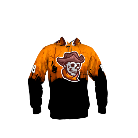 Outlaws Halloween Hoodie Front