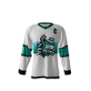 Sharks White Hockey Jersey Front