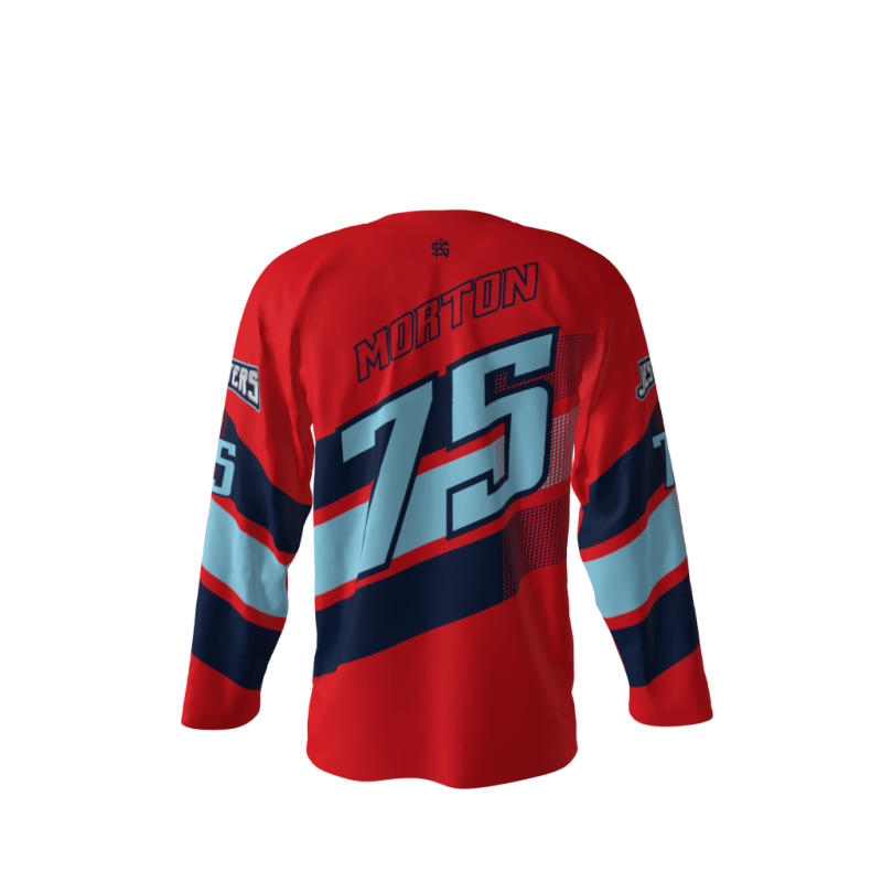 Jesters Red Hockey Jersey | Sublimation Kings