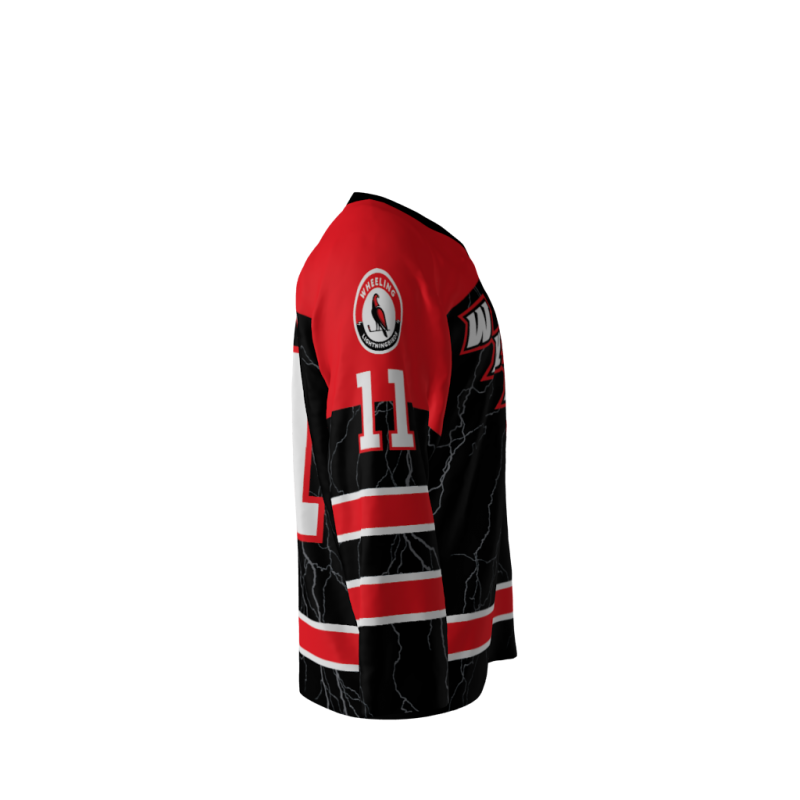 Wheeling Lightningbirds Hockey Jersey Sublimation Kings