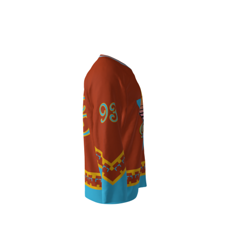 Bandidos Orange Hockey Jersey - Image 4