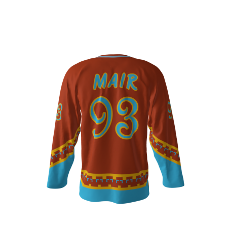 Bandidos Orange Hockey Jersey - Image 3