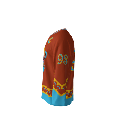 Bandidos Orange Hockey Jersey - Image 2
