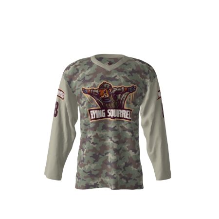 Flying Squirrels Hockey Jersey Front