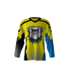 Ice Dogs Yellow Hockey Jersey Front