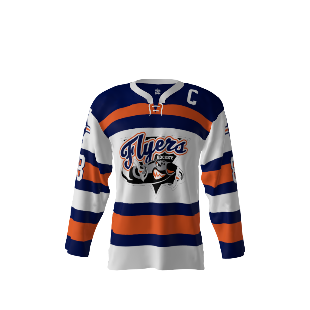 white flyers jersey