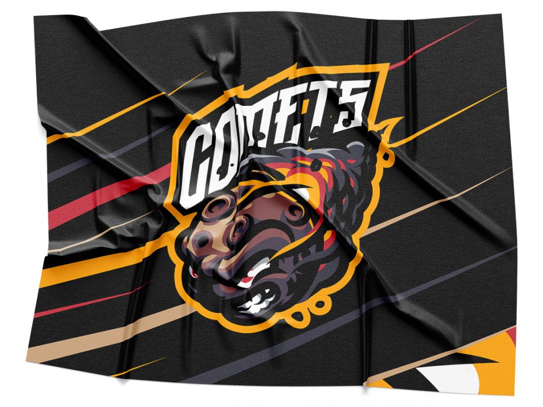Comets Logo Rendering