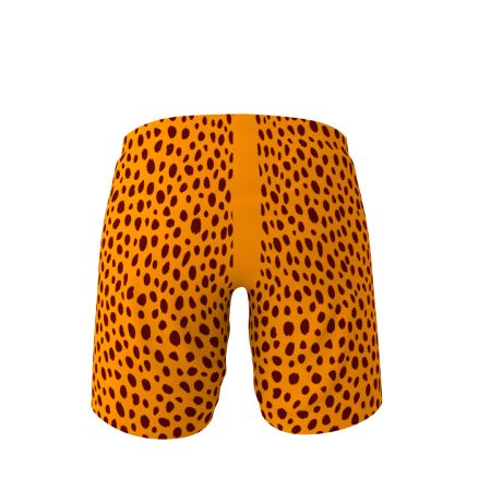 Flaming Hot Cheetahs Ice Hockey Shell Back