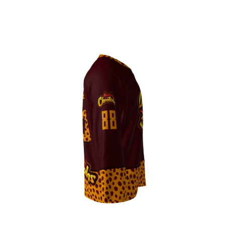 Flaming Hot Cheetahs Hockey Jersey Right