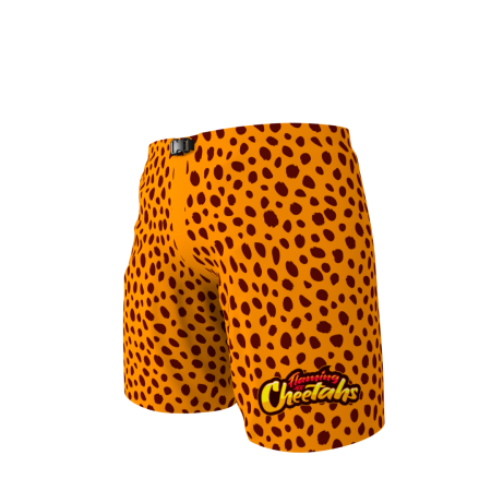 Flaming Hot Cheetahs Ice Hockey Pant Shells Angle