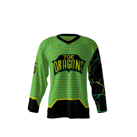 Toe Dragons Hockey Jersey Front