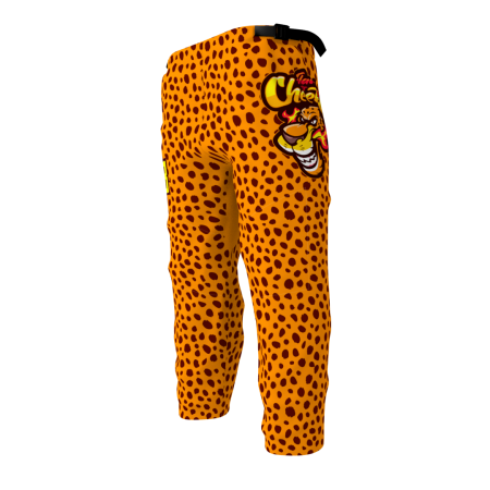 Flaming Hot Cheetahs Roller Hockey Pants Angled