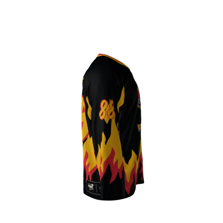 Fire Ants Black Hockey Jersey Right