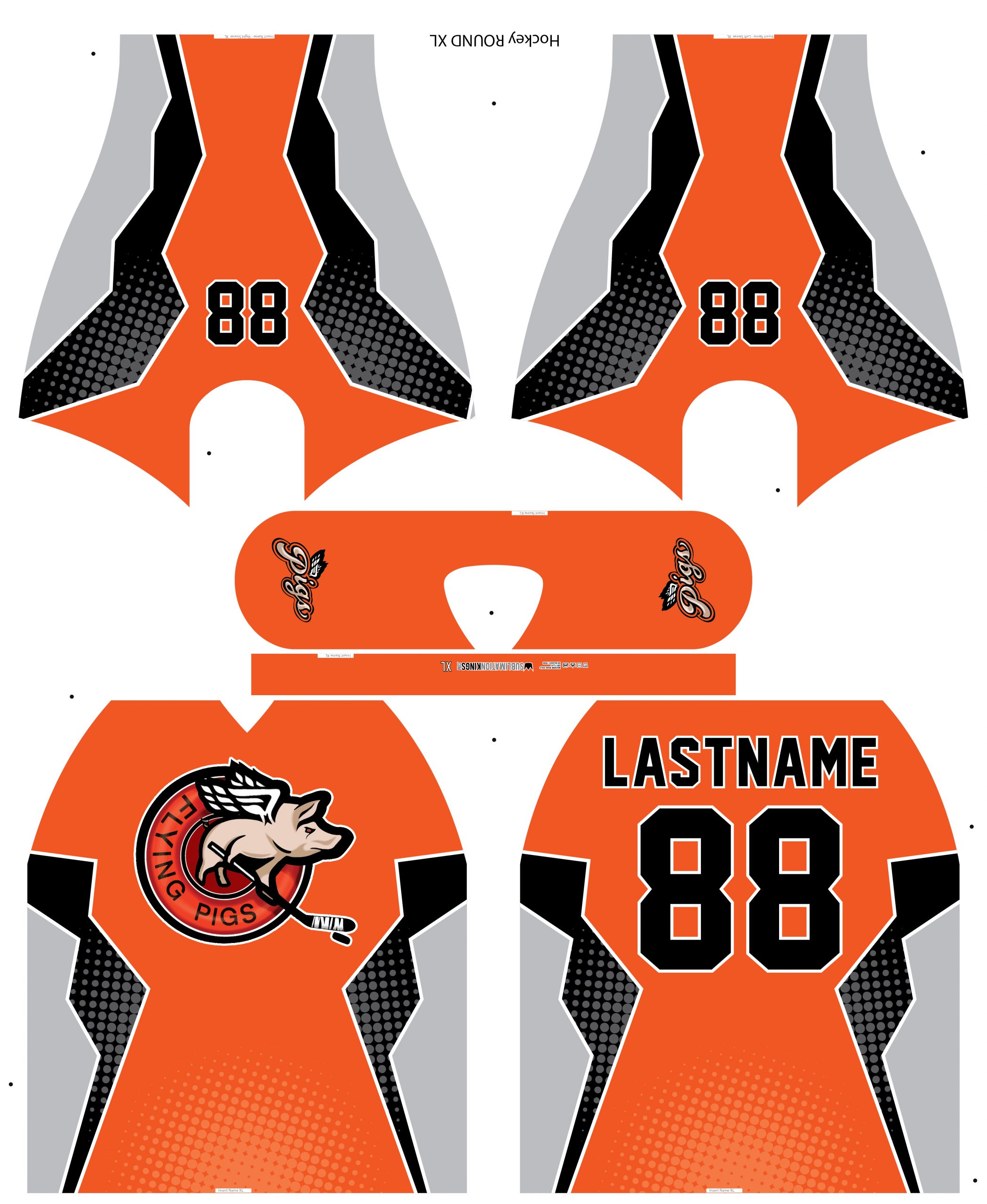 Flying Pigs Hockey Jersey