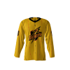Front view of a custom dye sublimated Thunder hockey jersey