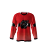 Front view of a custom dye sublimated Reapers hockey jersey