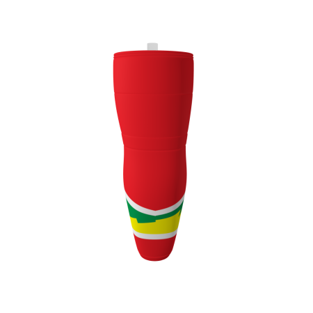 Alternative view of Salsa Red Ice Hockey Socks