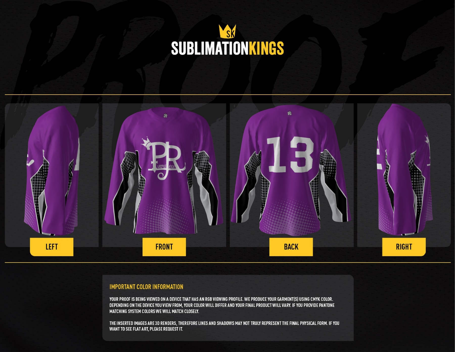Custom Hockey Jersey Builder | Sublimation Kings