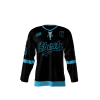 Ghosts Black Hockey Jersey