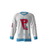 Pigeons White Blue Hockey Jersey