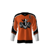 Weiss Outlaws Orange Hockey Jersey