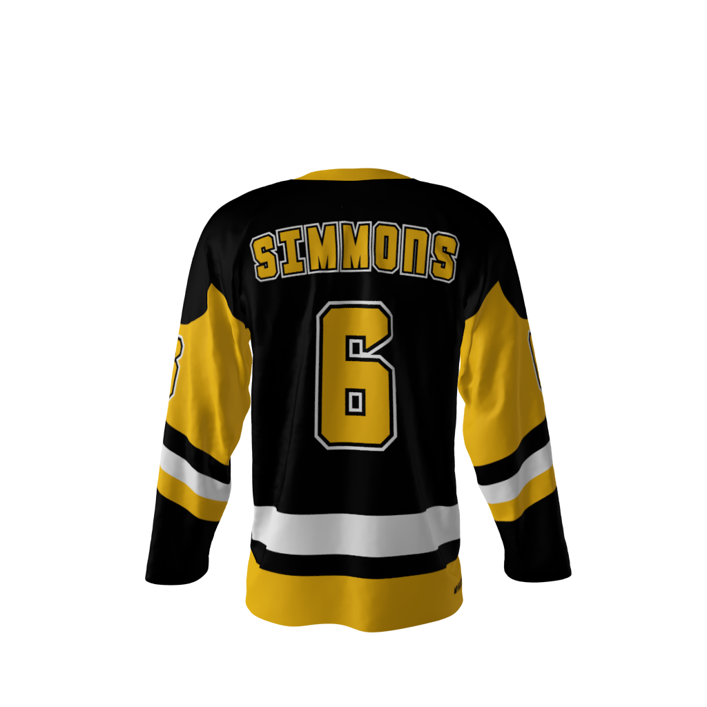 Grumpy Gretzkys Black Hockey Jersey - Image 3