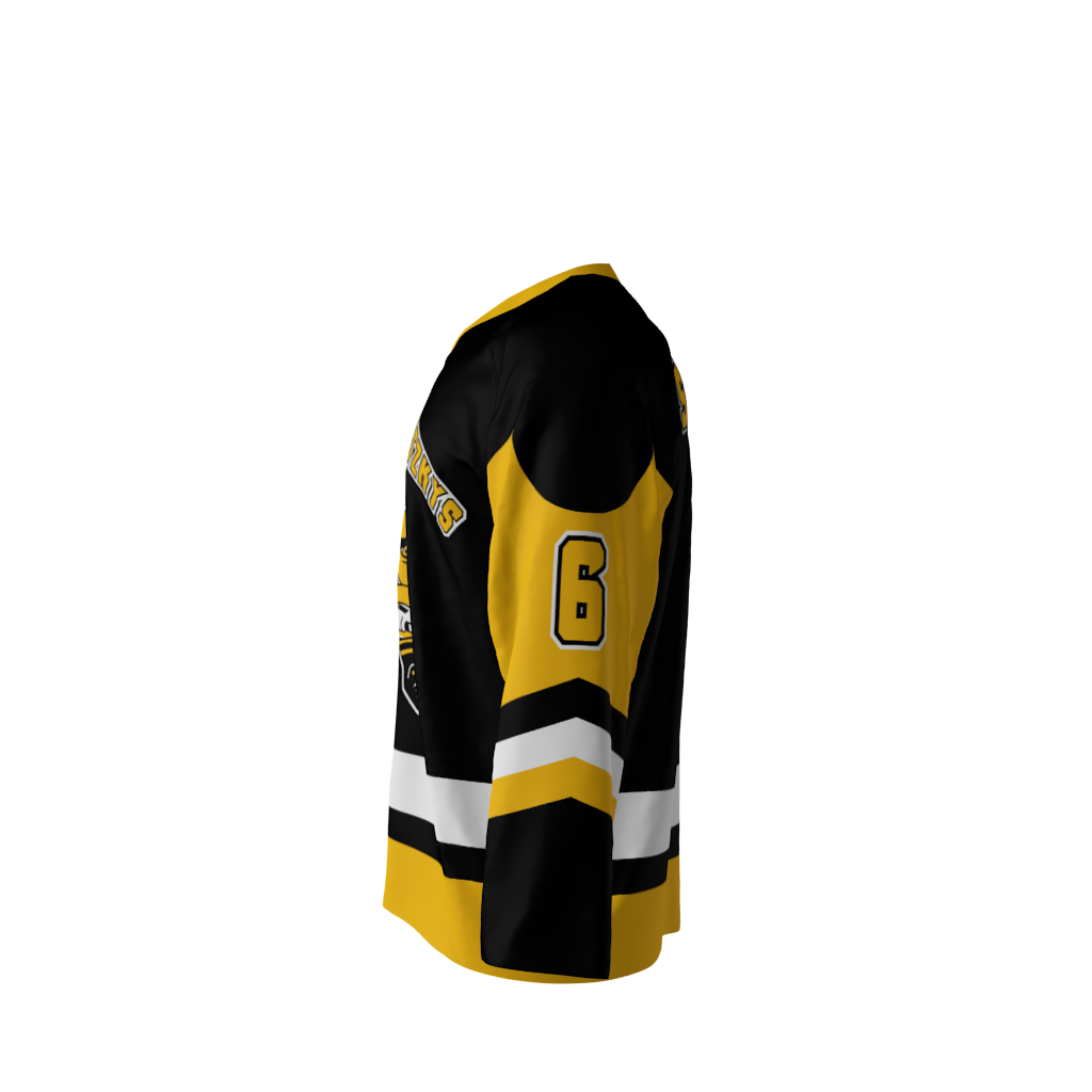 Grumpy Gretzkys Black Hockey Jersey - Image 2