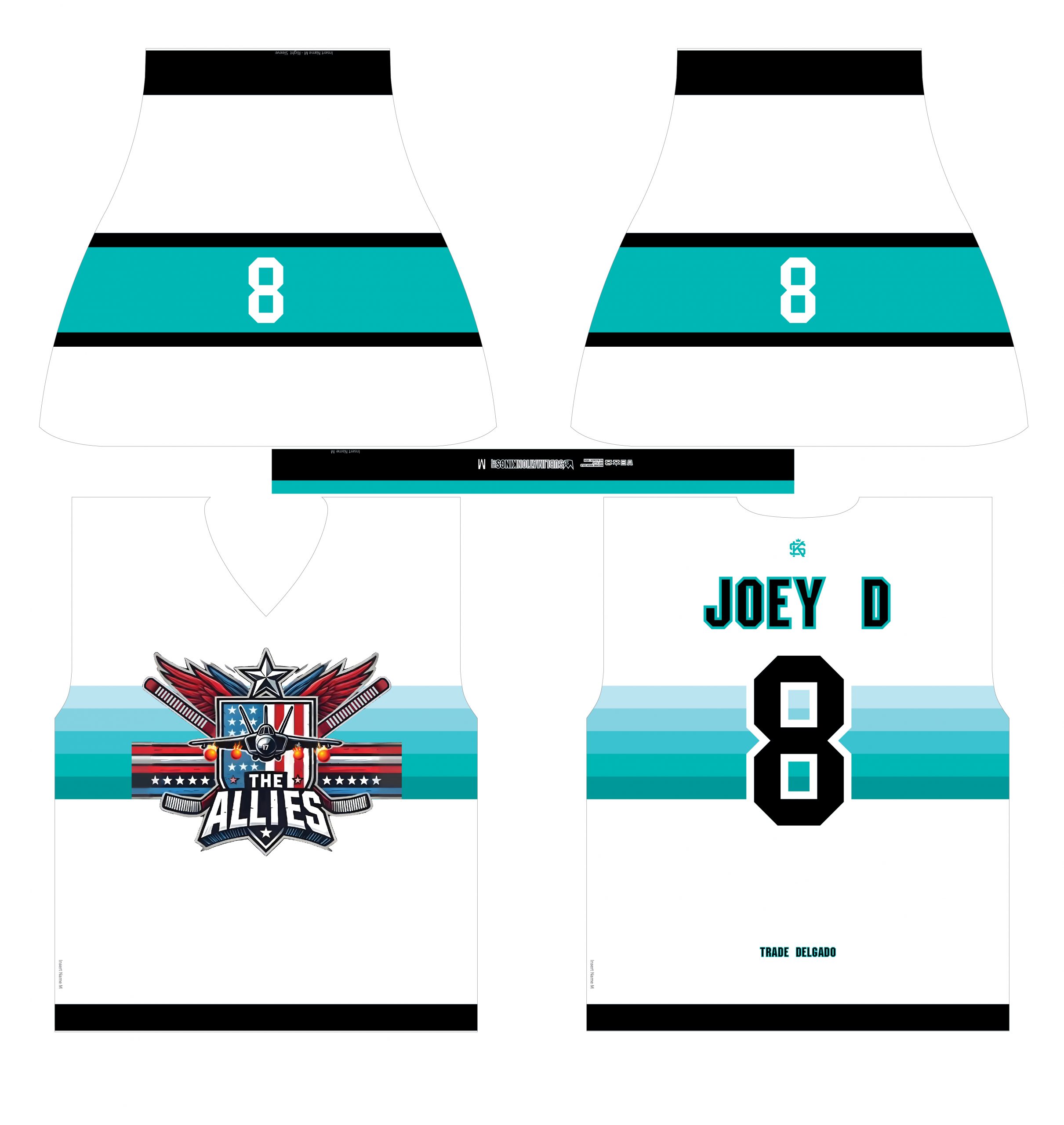 DELGADO M CLIPPED v2 | Sublimation Kings