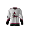 Rolling Thunder White Hockey Jersey