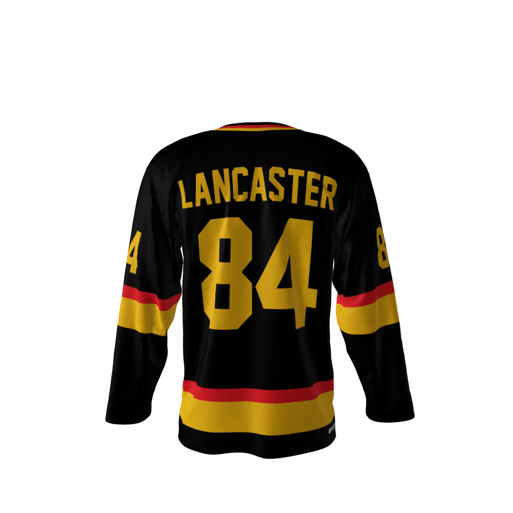 Bears Black Hockey Jersey - Image 3