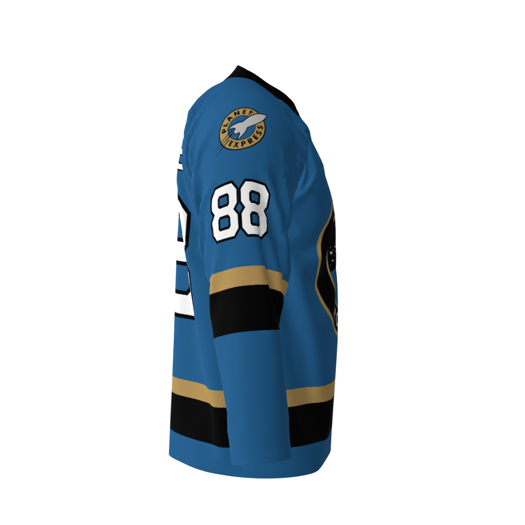 Benders Blue Hockey Jersey - Image 4