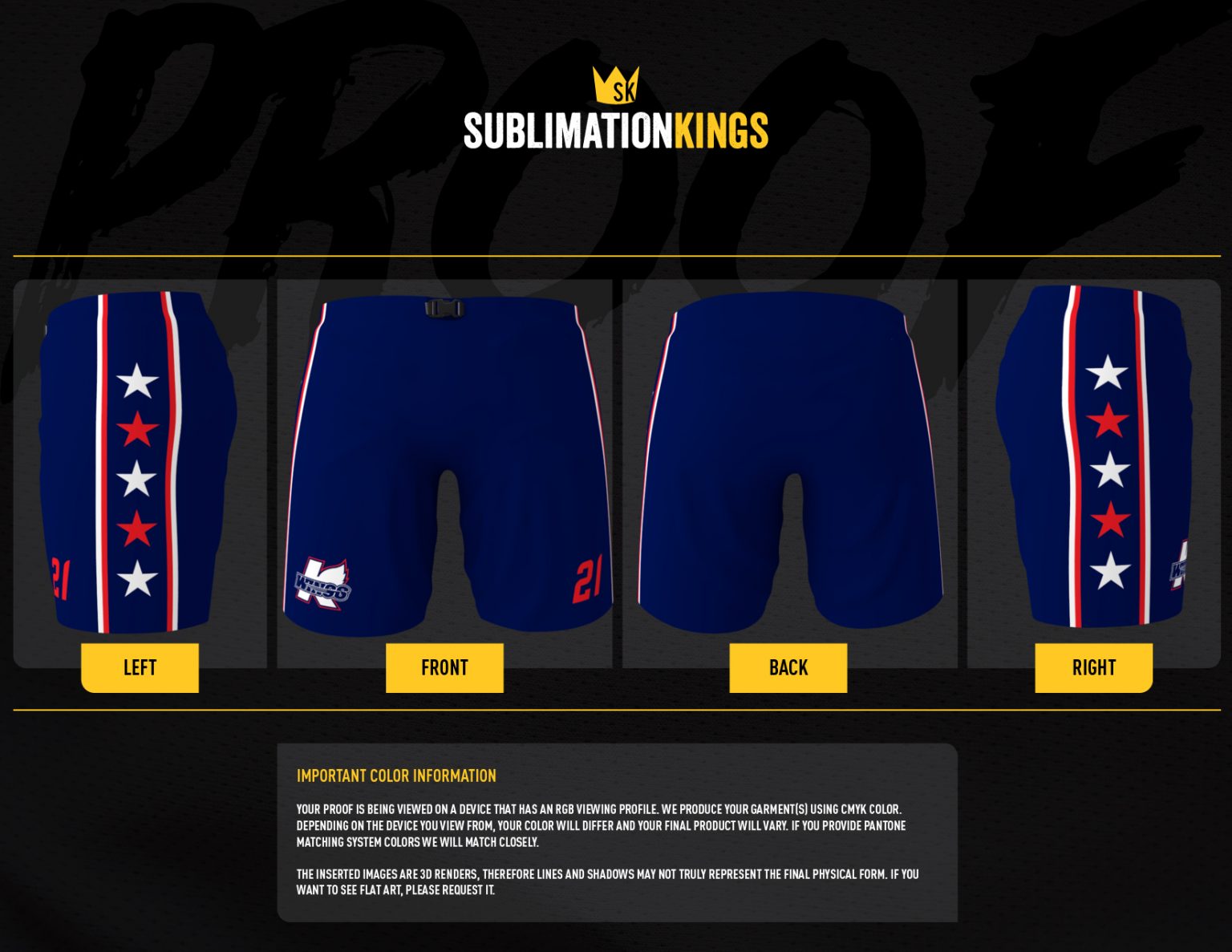 Beer League Beauties Ice Hockey Pant Shell | Sublimation Kings