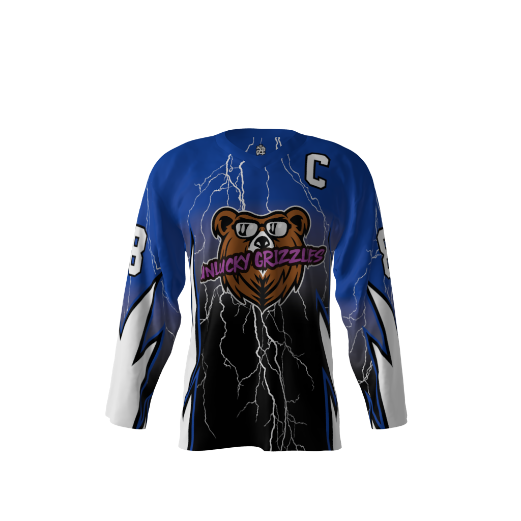 Unlucky Grizzlies Hockey Jersey
