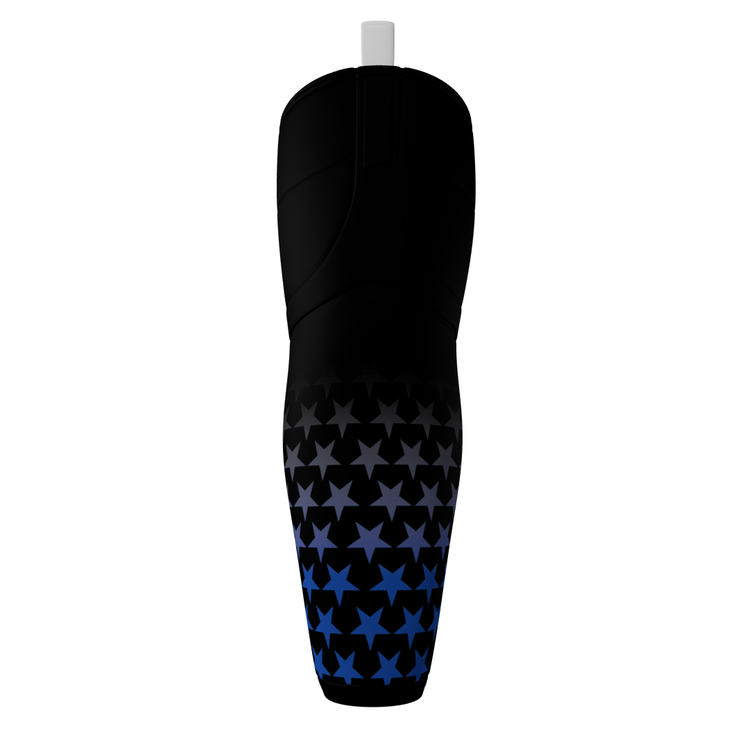 USA Stars Black Ice Hockey Socks