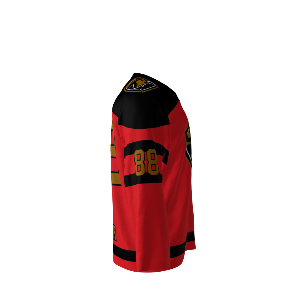 Rush Red Hockey Jersey - Image 4