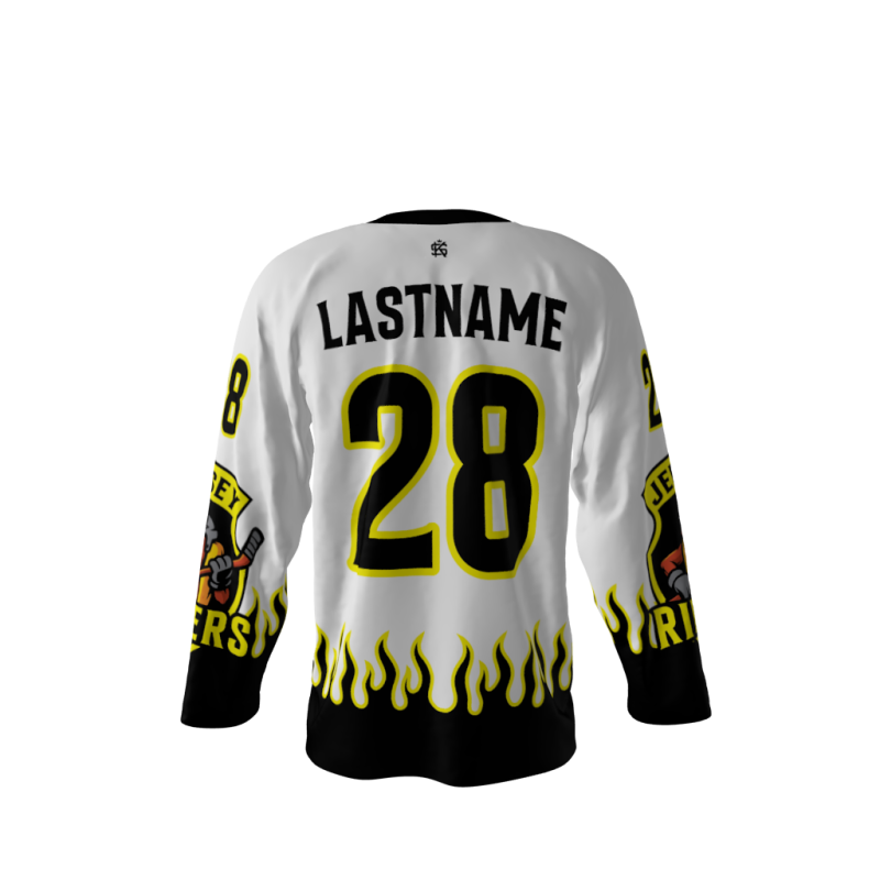 Jersey Ripper Jersey Rippers White Hockey Jersey – Sublimation Kings