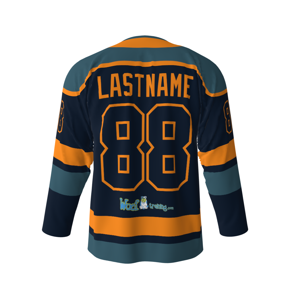 Goal Hounds Blue Hockey Jersey - Image 3