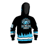 Appalachian Ice Wolves Black Hoodie