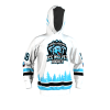 Appalachian Ice Wolves White Hoodie