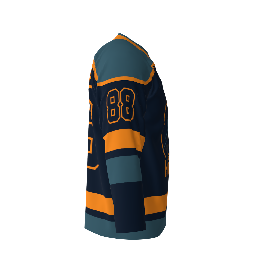 Goal Hounds Blue Hockey Jersey - Image 4