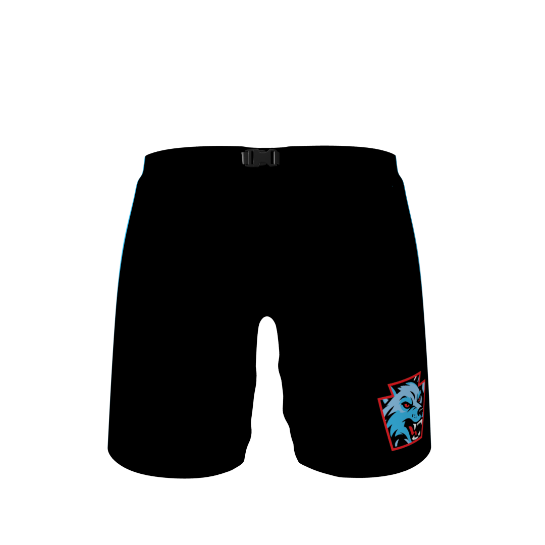 Appalachian Ice Wolves Black Ice Hockey Pant Shell - Image 3
