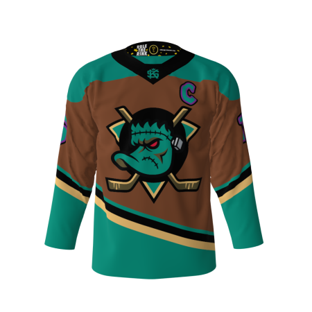 Franken Ducks Brown Hockey Jersey